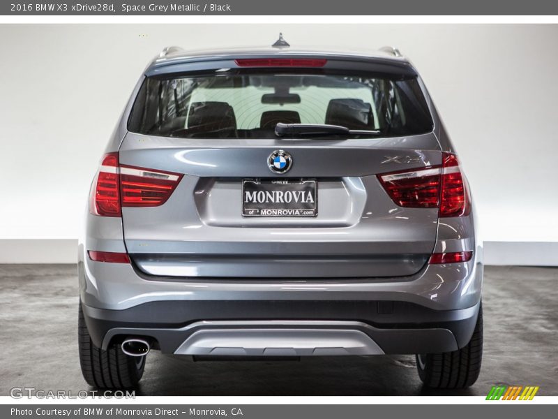 Space Grey Metallic / Black 2016 BMW X3 xDrive28d