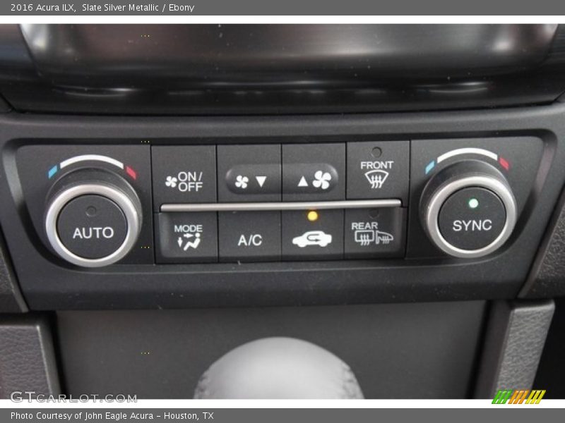 Slate Silver Metallic / Ebony 2016 Acura ILX