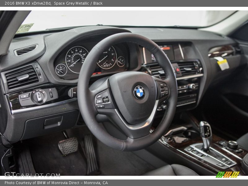 Space Grey Metallic / Black 2016 BMW X3 xDrive28d