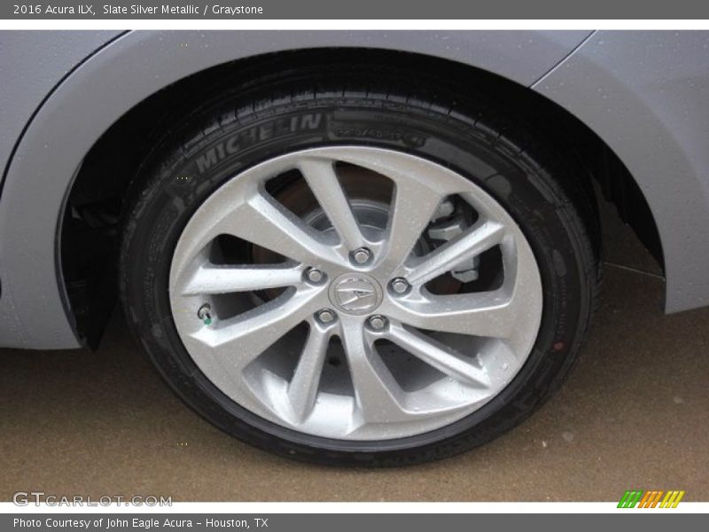 Slate Silver Metallic / Graystone 2016 Acura ILX