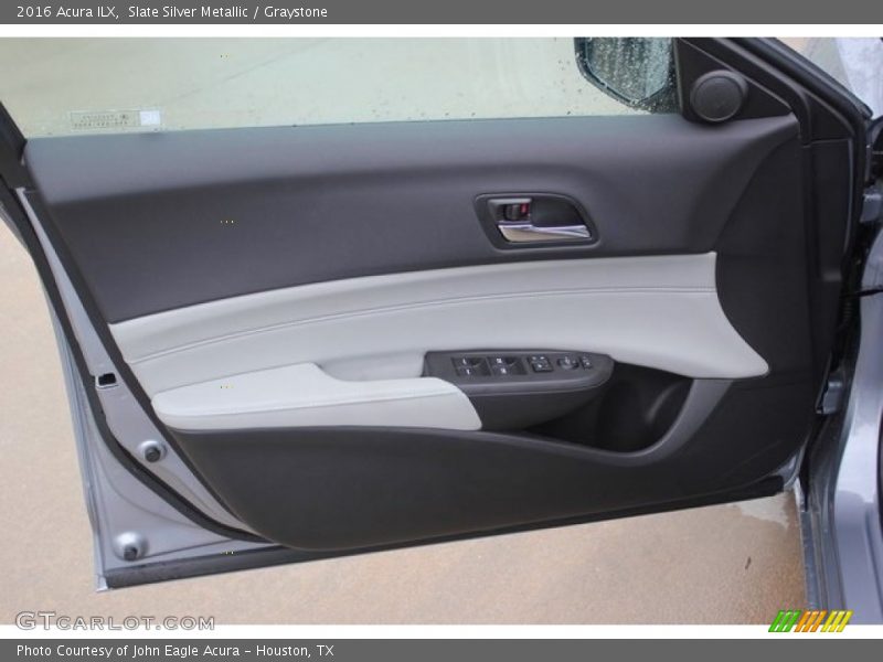 Slate Silver Metallic / Graystone 2016 Acura ILX