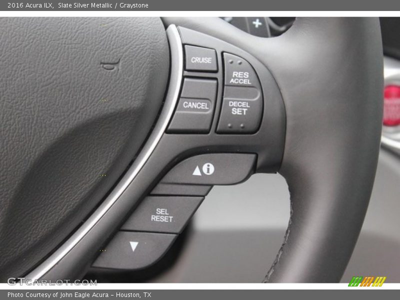 Slate Silver Metallic / Graystone 2016 Acura ILX