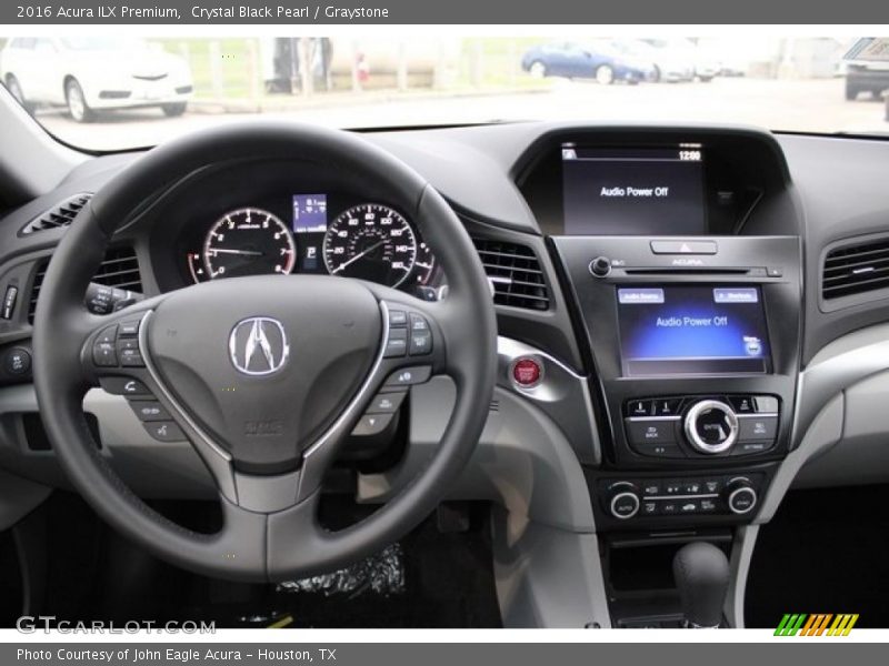 Crystal Black Pearl / Graystone 2016 Acura ILX Premium