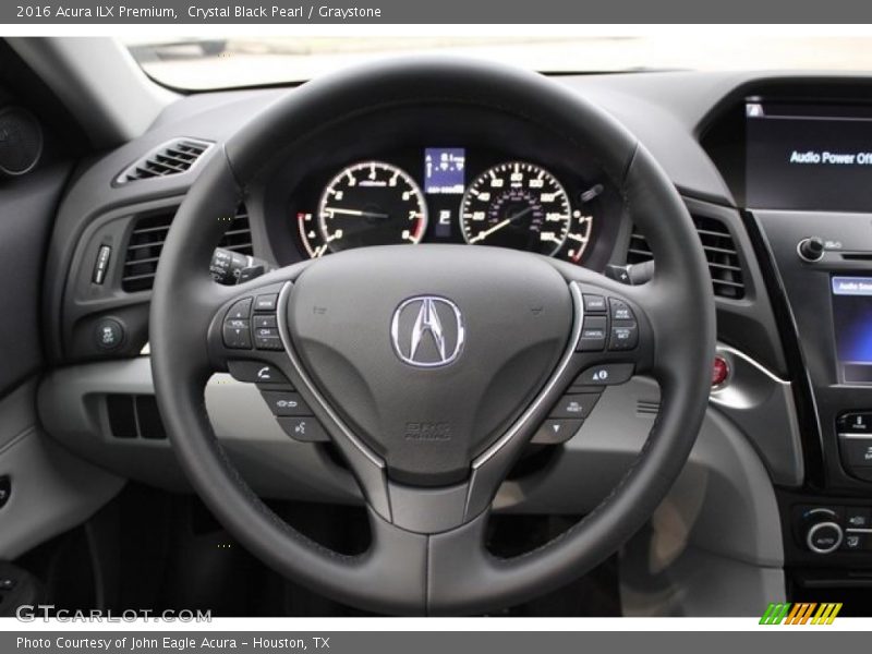 Crystal Black Pearl / Graystone 2016 Acura ILX Premium