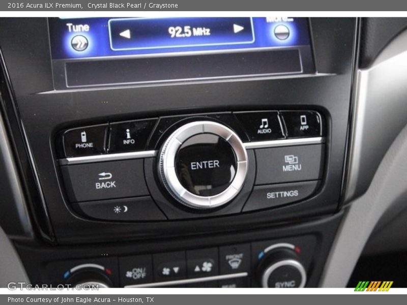 Crystal Black Pearl / Graystone 2016 Acura ILX Premium