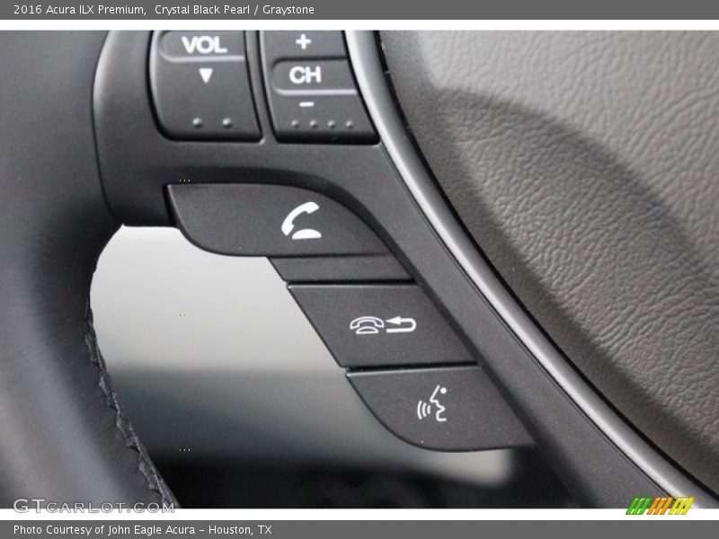 Crystal Black Pearl / Graystone 2016 Acura ILX Premium