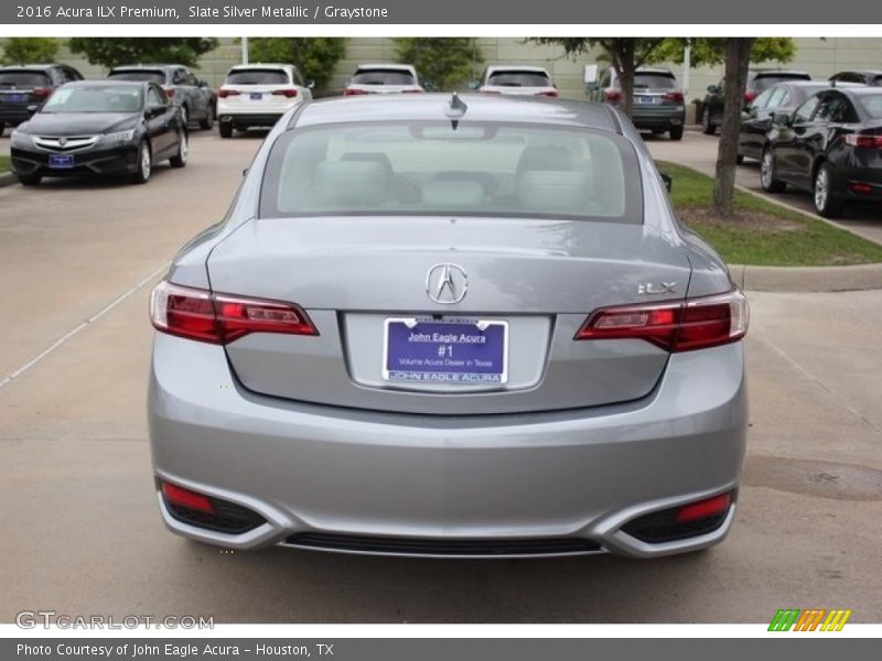 Slate Silver Metallic / Graystone 2016 Acura ILX Premium