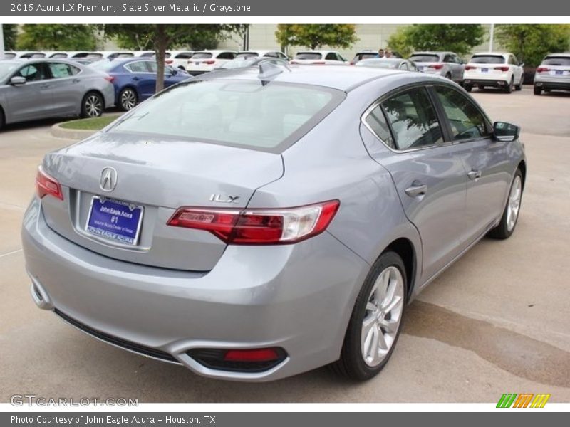 Slate Silver Metallic / Graystone 2016 Acura ILX Premium