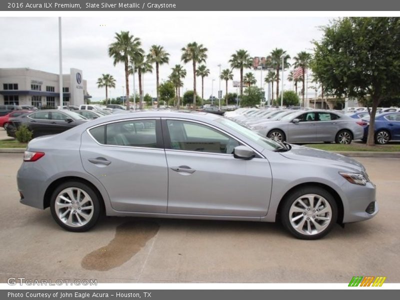 Slate Silver Metallic / Graystone 2016 Acura ILX Premium
