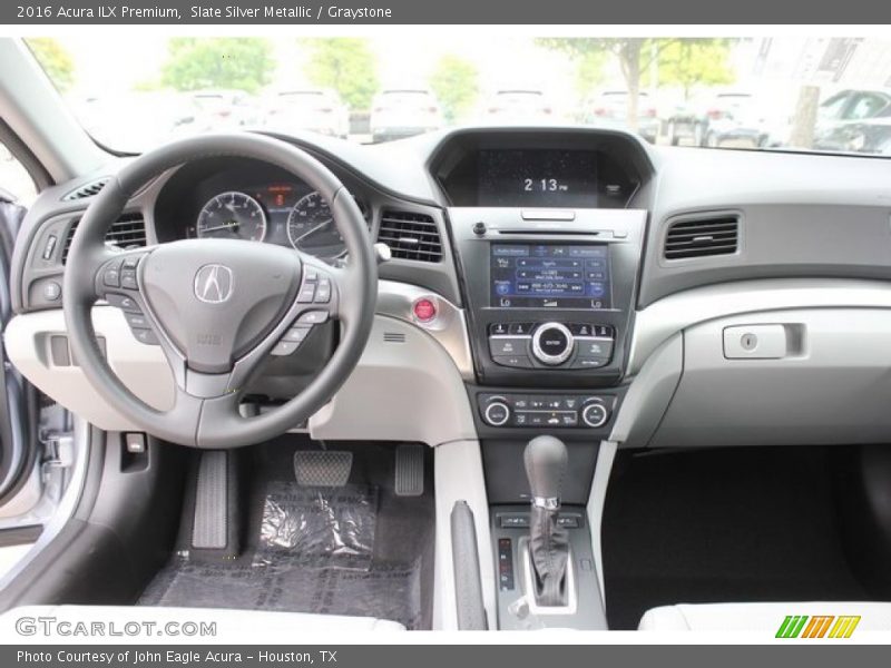 Slate Silver Metallic / Graystone 2016 Acura ILX Premium