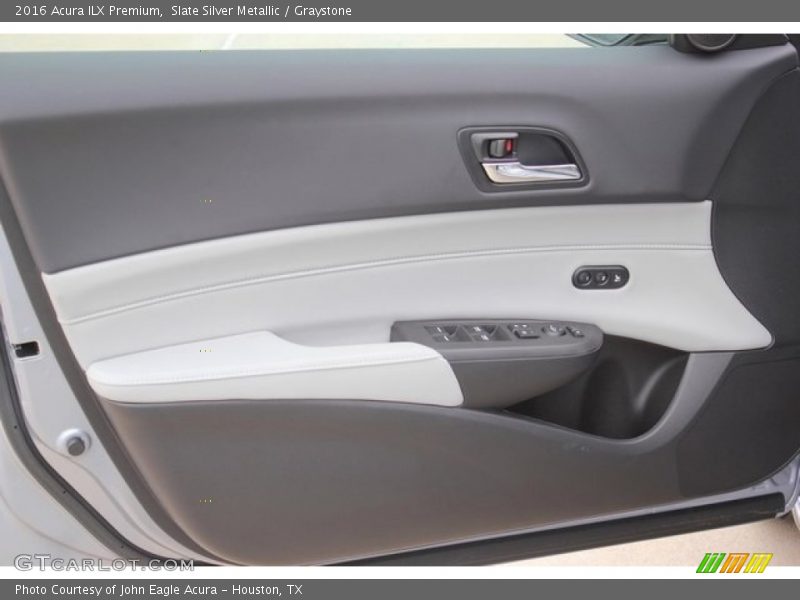 Slate Silver Metallic / Graystone 2016 Acura ILX Premium