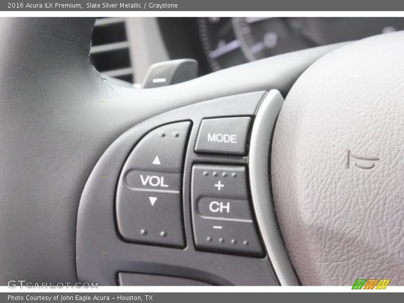 Slate Silver Metallic / Graystone 2016 Acura ILX Premium