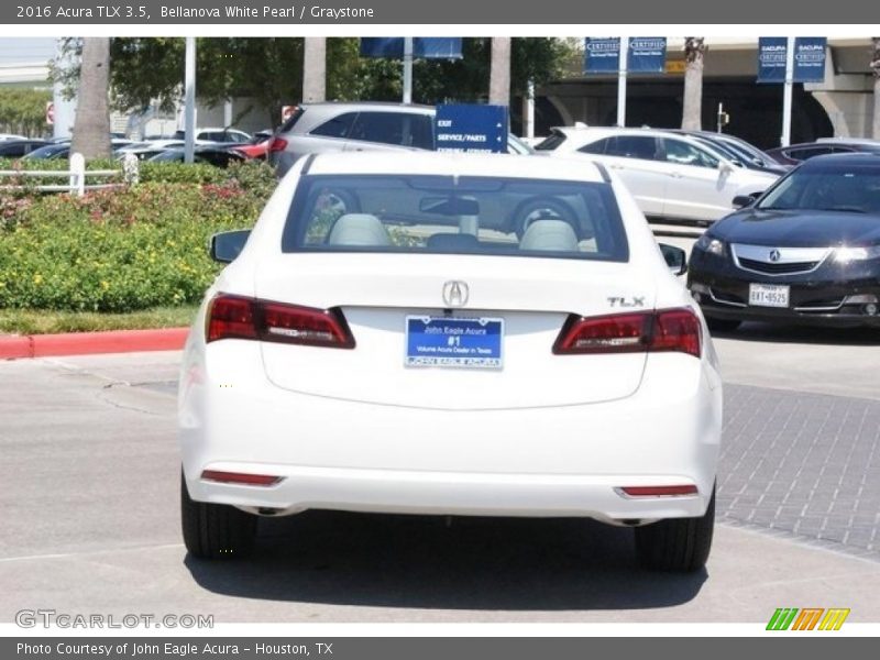 Bellanova White Pearl / Graystone 2016 Acura TLX 3.5