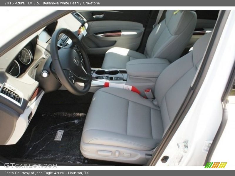 Bellanova White Pearl / Graystone 2016 Acura TLX 3.5