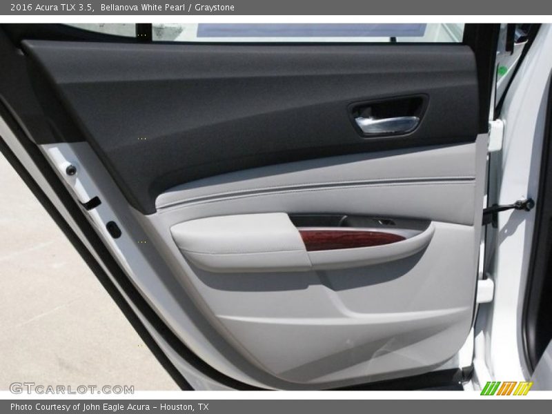 Bellanova White Pearl / Graystone 2016 Acura TLX 3.5