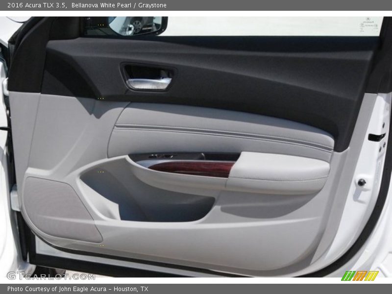 Bellanova White Pearl / Graystone 2016 Acura TLX 3.5