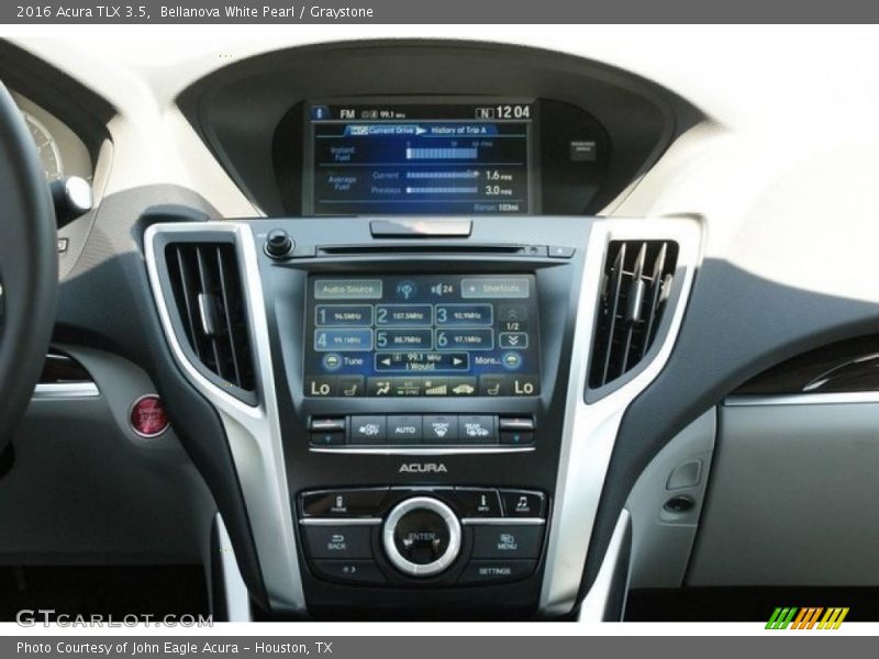 Bellanova White Pearl / Graystone 2016 Acura TLX 3.5