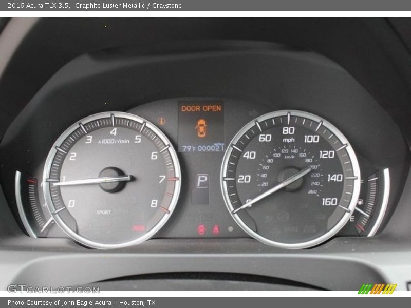 Graphite Luster Metallic / Graystone 2016 Acura TLX 3.5