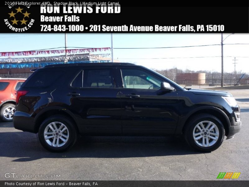 Shadow Black / Medium Light Camel 2016 Ford Explorer 4WD