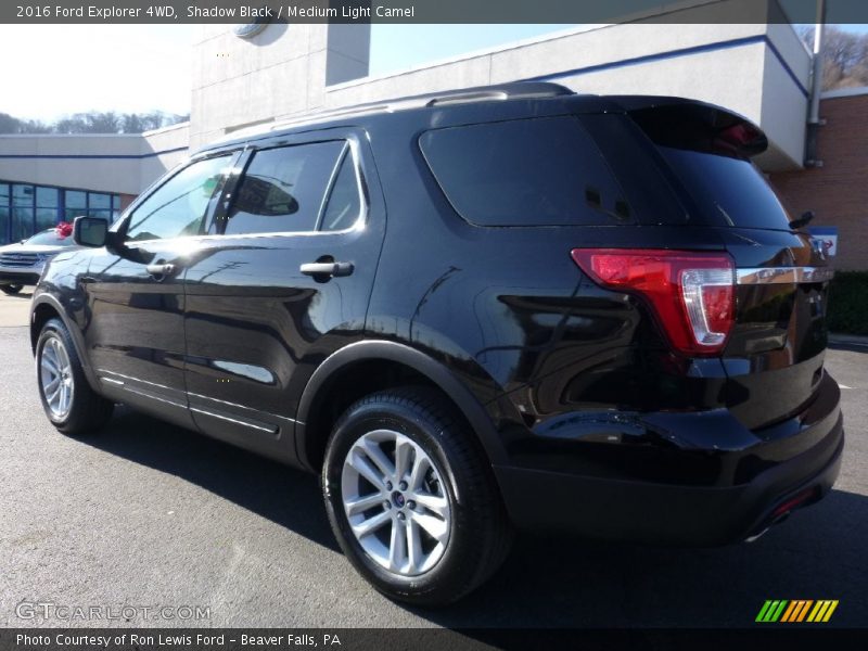 Shadow Black / Medium Light Camel 2016 Ford Explorer 4WD