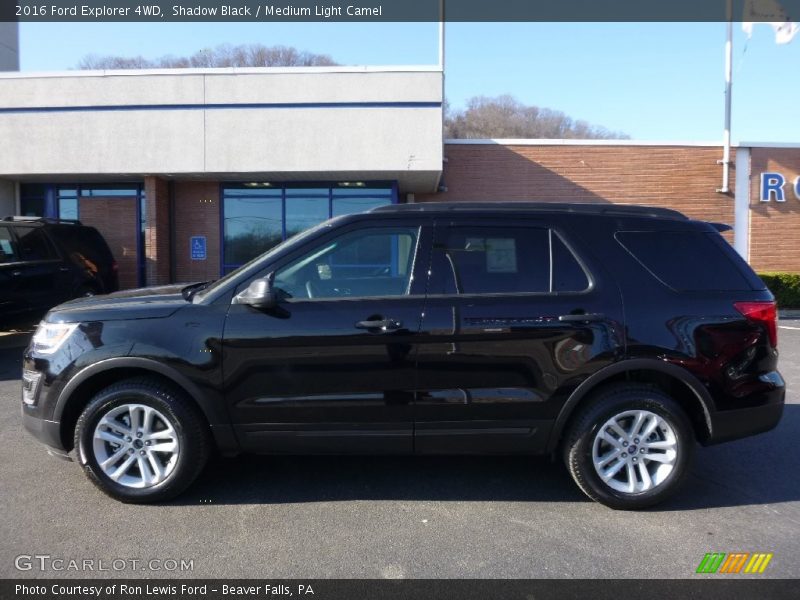 Shadow Black / Medium Light Camel 2016 Ford Explorer 4WD