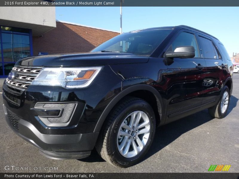 Shadow Black / Medium Light Camel 2016 Ford Explorer 4WD