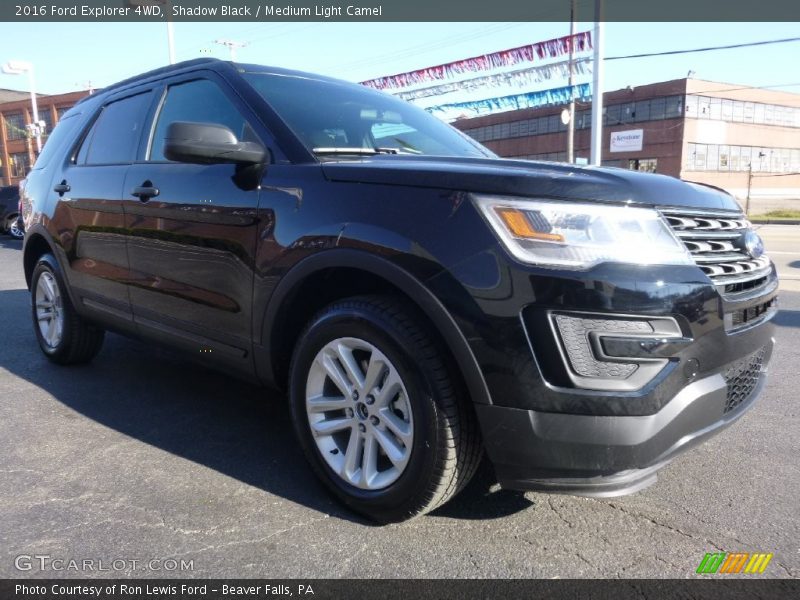 Shadow Black / Medium Light Camel 2016 Ford Explorer 4WD