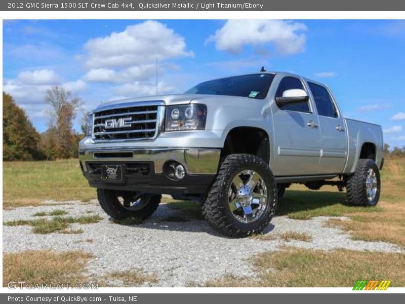 Quicksilver Metallic / Light Titanium/Ebony 2012 GMC Sierra 1500 SLT Crew Cab 4x4