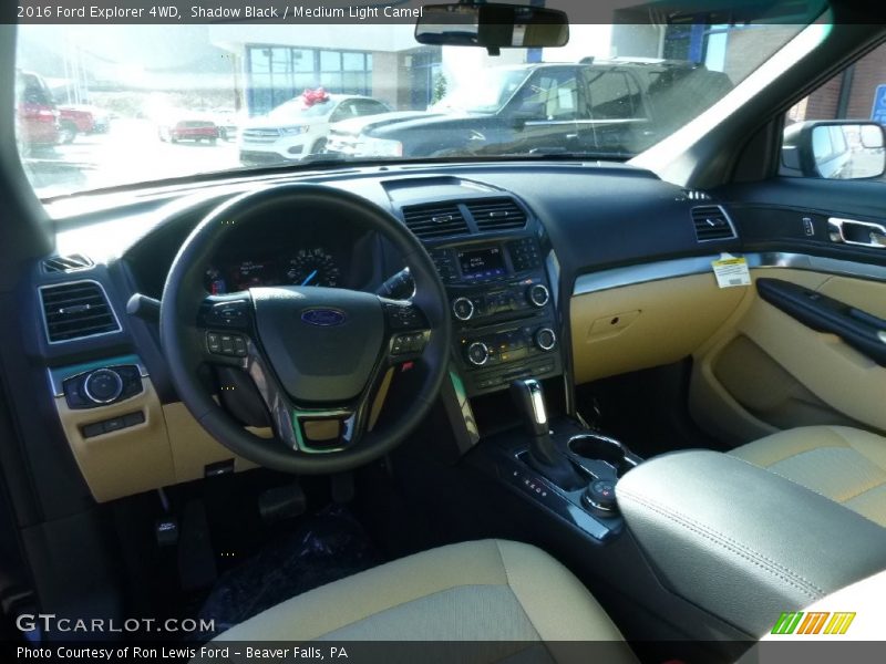 Shadow Black / Medium Light Camel 2016 Ford Explorer 4WD