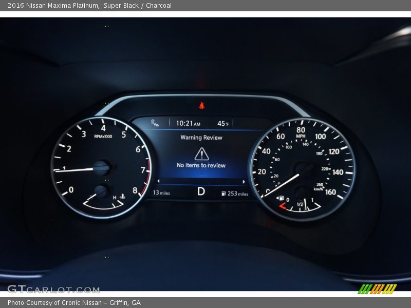 Super Black / Charcoal 2016 Nissan Maxima Platinum