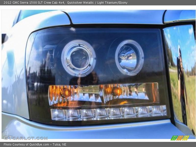 Quicksilver Metallic / Light Titanium/Ebony 2012 GMC Sierra 1500 SLT Crew Cab 4x4