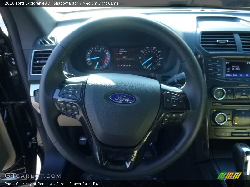 Shadow Black / Medium Light Camel 2016 Ford Explorer 4WD