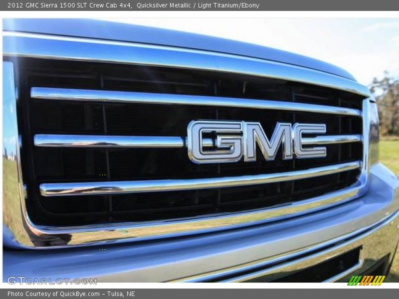 Quicksilver Metallic / Light Titanium/Ebony 2012 GMC Sierra 1500 SLT Crew Cab 4x4