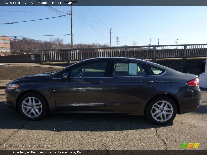 Magnetic Metallic / Dune 2016 Ford Fusion SE