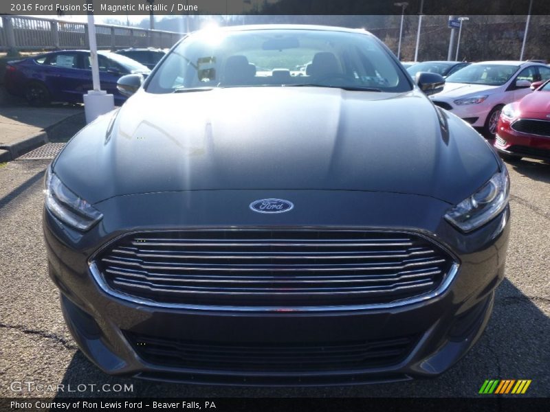 Magnetic Metallic / Dune 2016 Ford Fusion SE