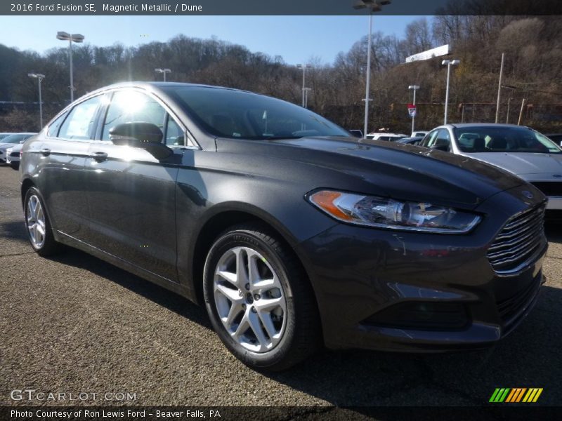 Magnetic Metallic / Dune 2016 Ford Fusion SE