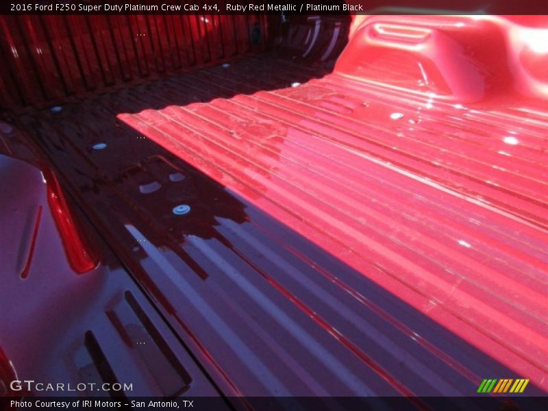 Ruby Red Metallic / Platinum Black 2016 Ford F250 Super Duty Platinum Crew Cab 4x4