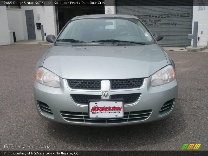 Satin Jade Pearl / Dark Slate Gray 2005 Dodge Stratus SXT Sedan