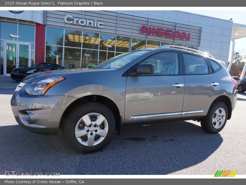 Platinum Graphite / Black 2015 Nissan Rogue Select S
