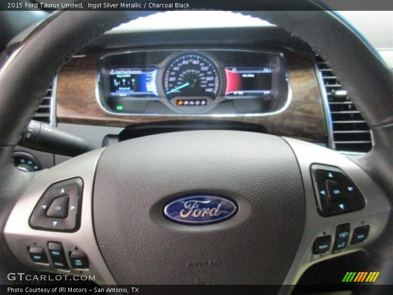 Ingot Silver Metallic / Charcoal Black 2015 Ford Taurus Limited