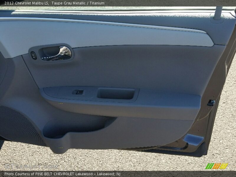 Taupe Gray Metallic / Titanium 2012 Chevrolet Malibu LS