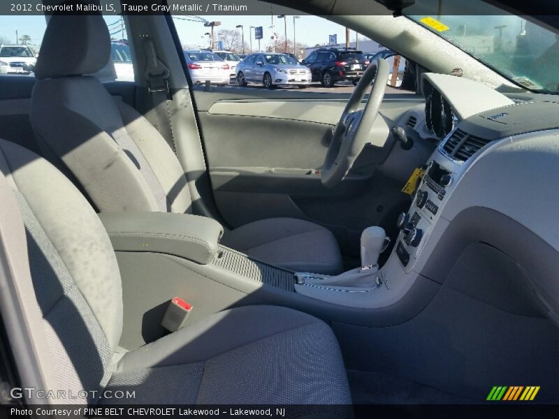 Taupe Gray Metallic / Titanium 2012 Chevrolet Malibu LS