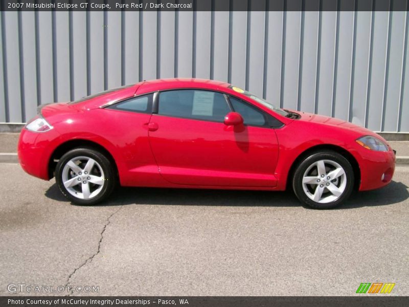 Pure Red / Dark Charcoal 2007 Mitsubishi Eclipse GT Coupe