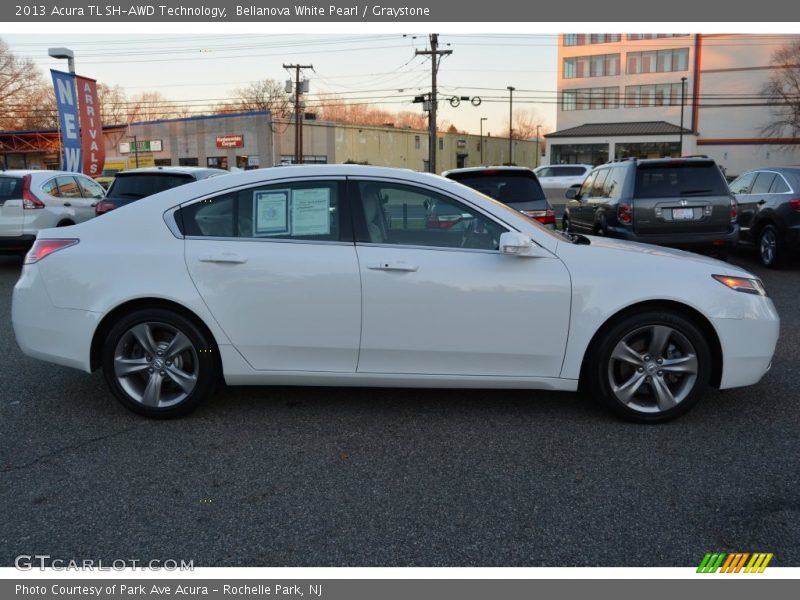 Bellanova White Pearl / Graystone 2013 Acura TL SH-AWD Technology