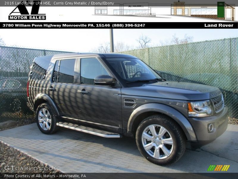 Corris Grey Metallic / Ebony/Ebony 2016 Land Rover LR4 HSE