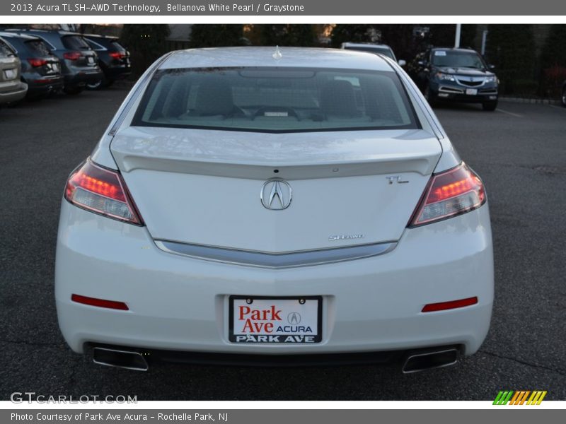 Bellanova White Pearl / Graystone 2013 Acura TL SH-AWD Technology