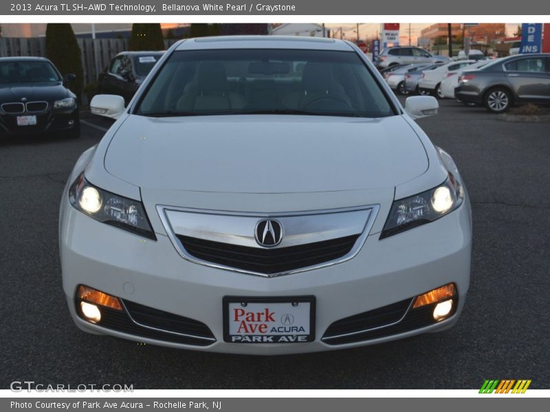 Bellanova White Pearl / Graystone 2013 Acura TL SH-AWD Technology