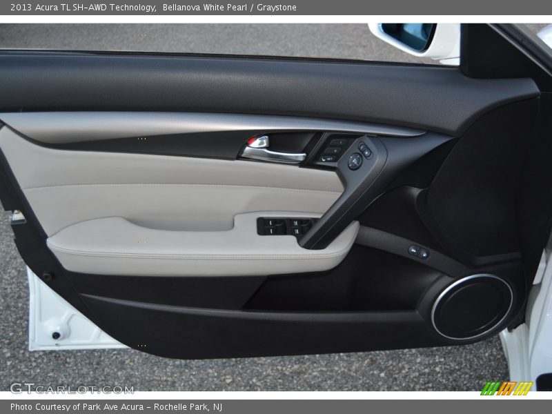 Bellanova White Pearl / Graystone 2013 Acura TL SH-AWD Technology