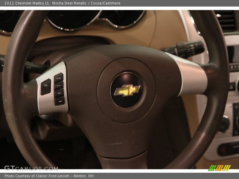 Mocha Steel Metallic / Cocoa/Cashmere 2011 Chevrolet Malibu LS