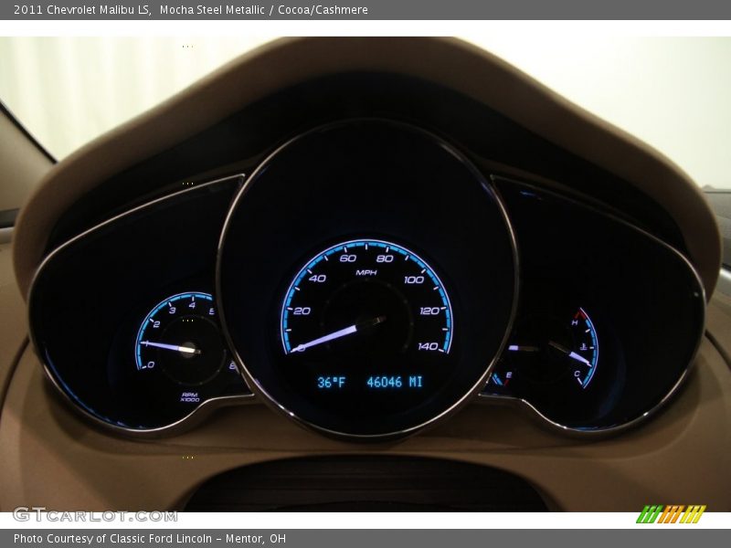 Mocha Steel Metallic / Cocoa/Cashmere 2011 Chevrolet Malibu LS